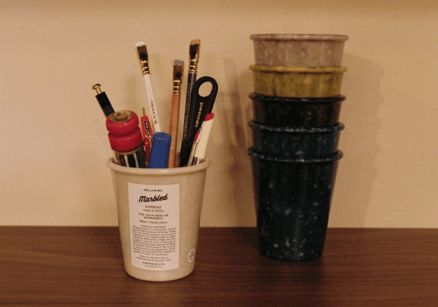 펜코 마블 펜 스탠드 PENCO MARBLE PEN STAND 연필꽂이
