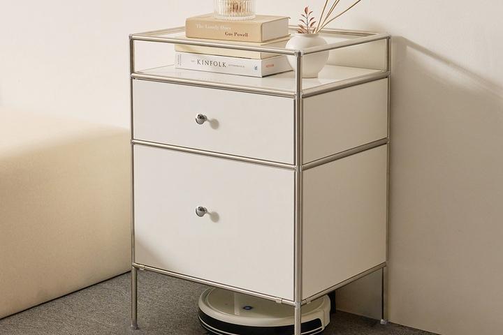 N포트 모듈가구 E0 UV하이그로시 로봇청소기 수납 서랍장 3colors_O15