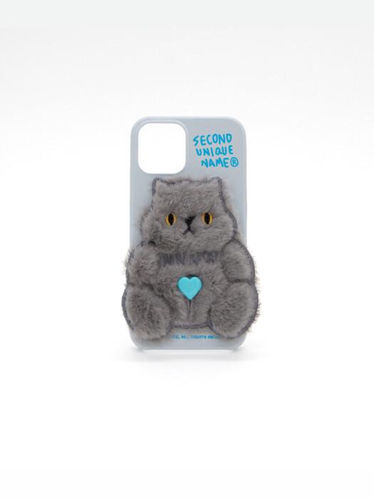 SUN CASE PATCH FUR CAT LIGHT GRAY