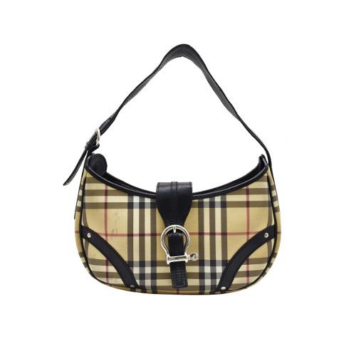 BURBERRY 버버리 하우스 체크 PVC 호보백 10329