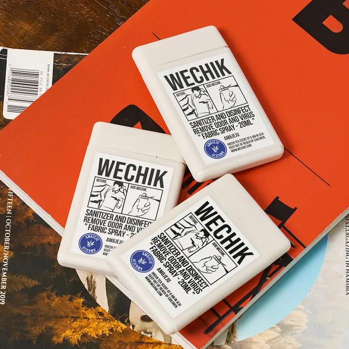 위칙 휴대용 소독 섬유 탈취제 20ml 3개입 세트