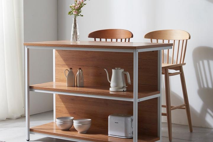 쿠킹 아일랜드 수납 홈바테이블