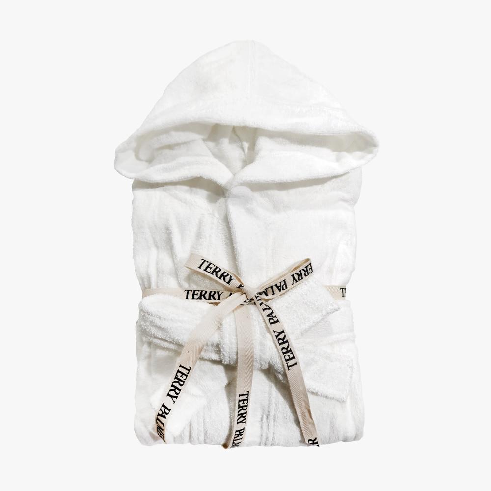 테리파머 후드 샤워가운 1장_화이트
