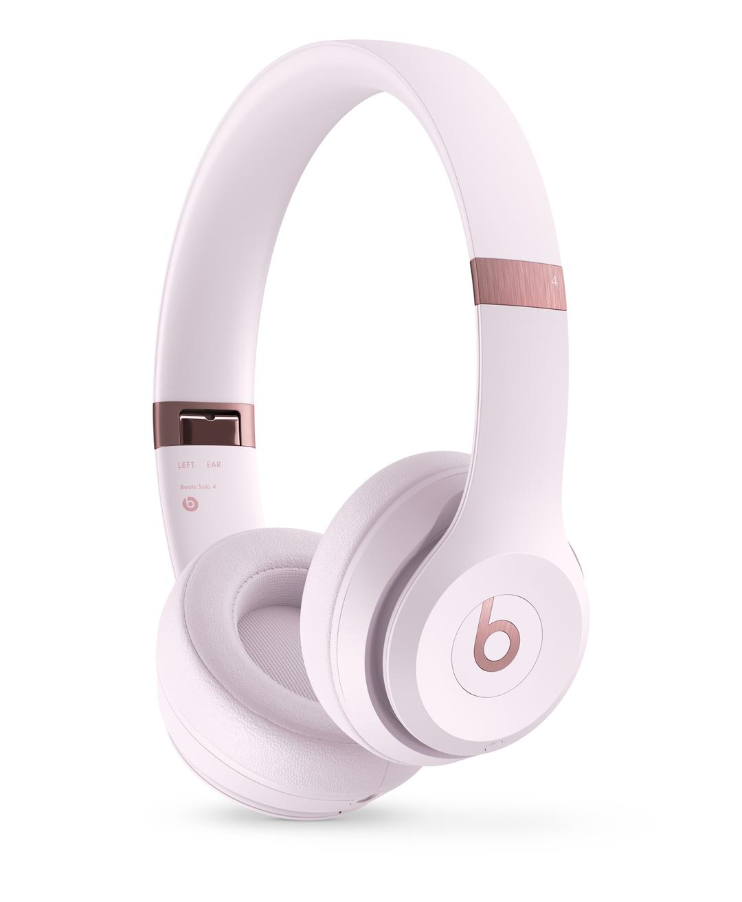 Beats Solo 4 — 온이어 Wireless 헤드폰 — 클라우드 핑크