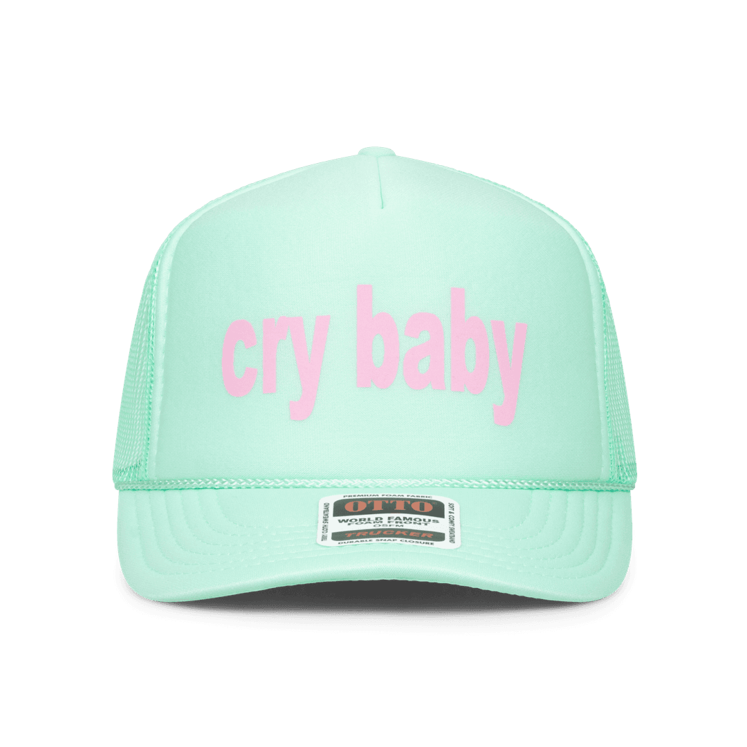 CRY BABY CAP - GREEN - ONE SIZE