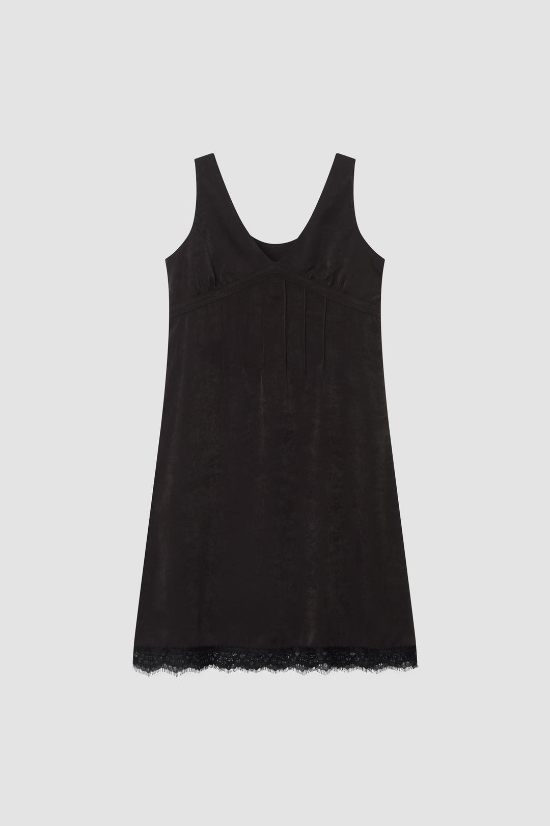 Saphine Deep Brown Dress