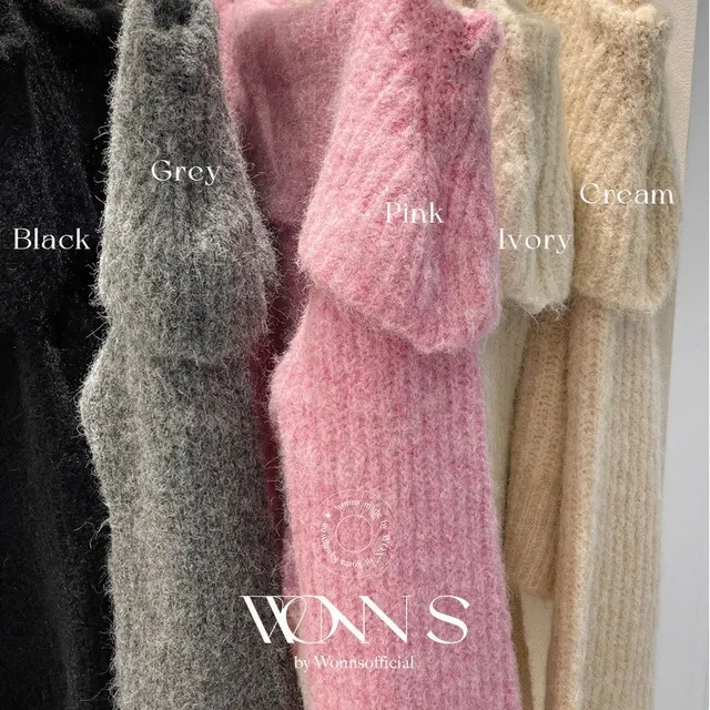 [Wool] ❣️핏대박 복실오프숄더니트 5color / 가을니트 / 터틀넥 / 캐시니트 / 울니트