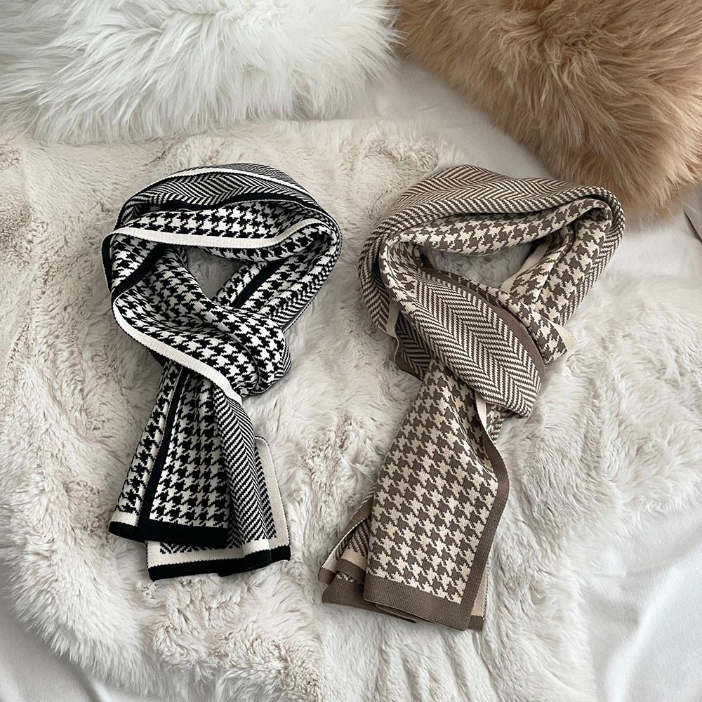 하운드 니트 머플러 목도리