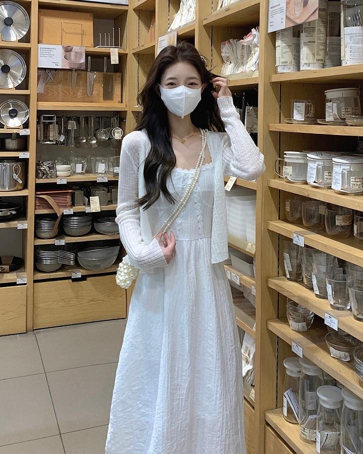 오디샵 [휴양지원피스🌴/살안타템] 여름 비치 휴양지룩 나시원피스 (볼레로/가디건/휴가/여행/동남아/바캉스/롱/썸머)