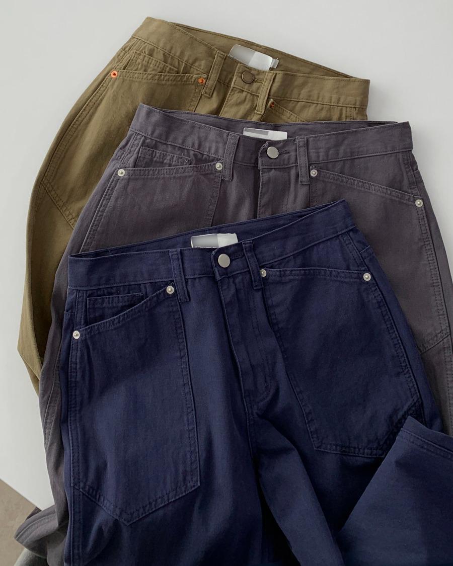 퍼티그 헤링본 팬츠