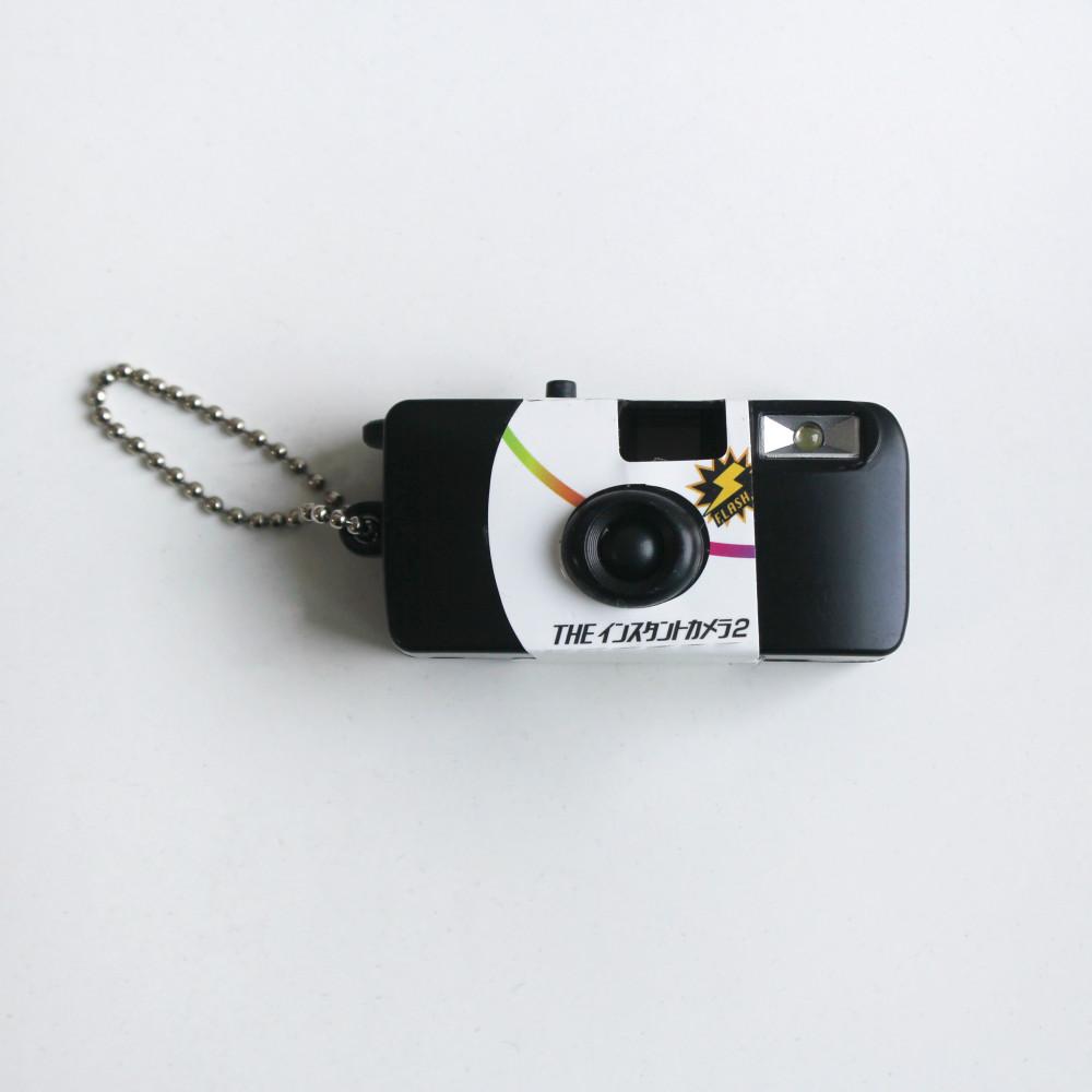 화이트 카메라 키링 에어팟 버즈 키링