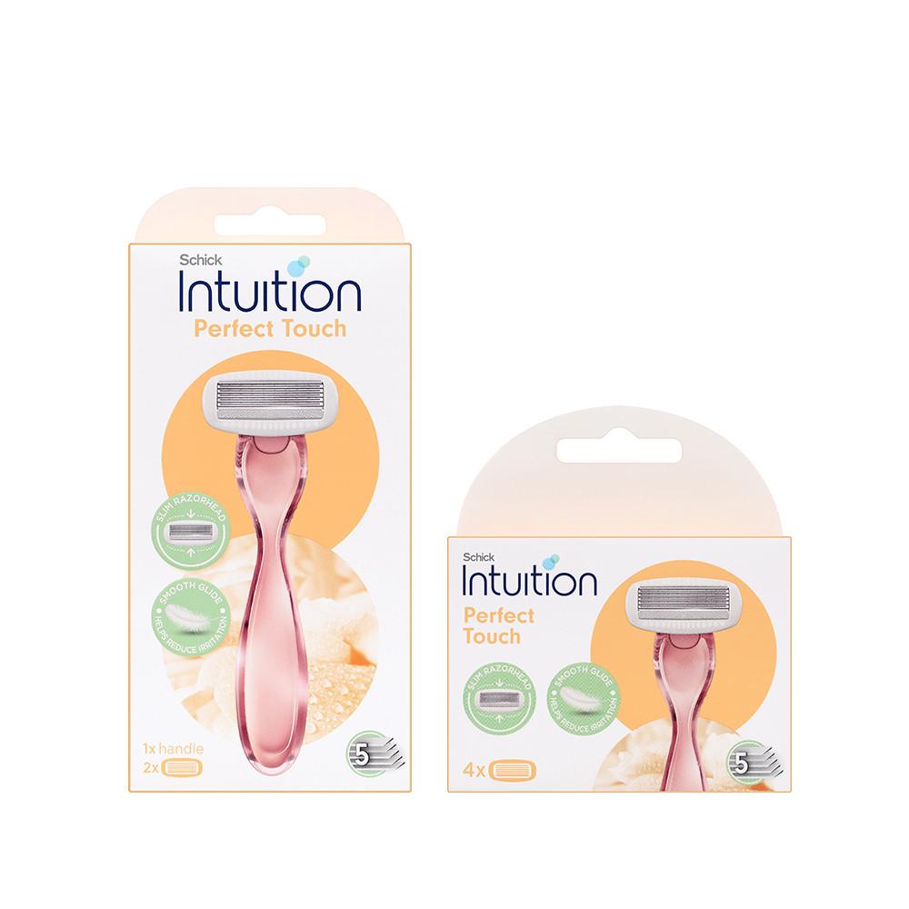 쉬크 인튜이션5 제모기 퍼펙트터치 KIT(제모기+제모날 2입) +  제모날 4입