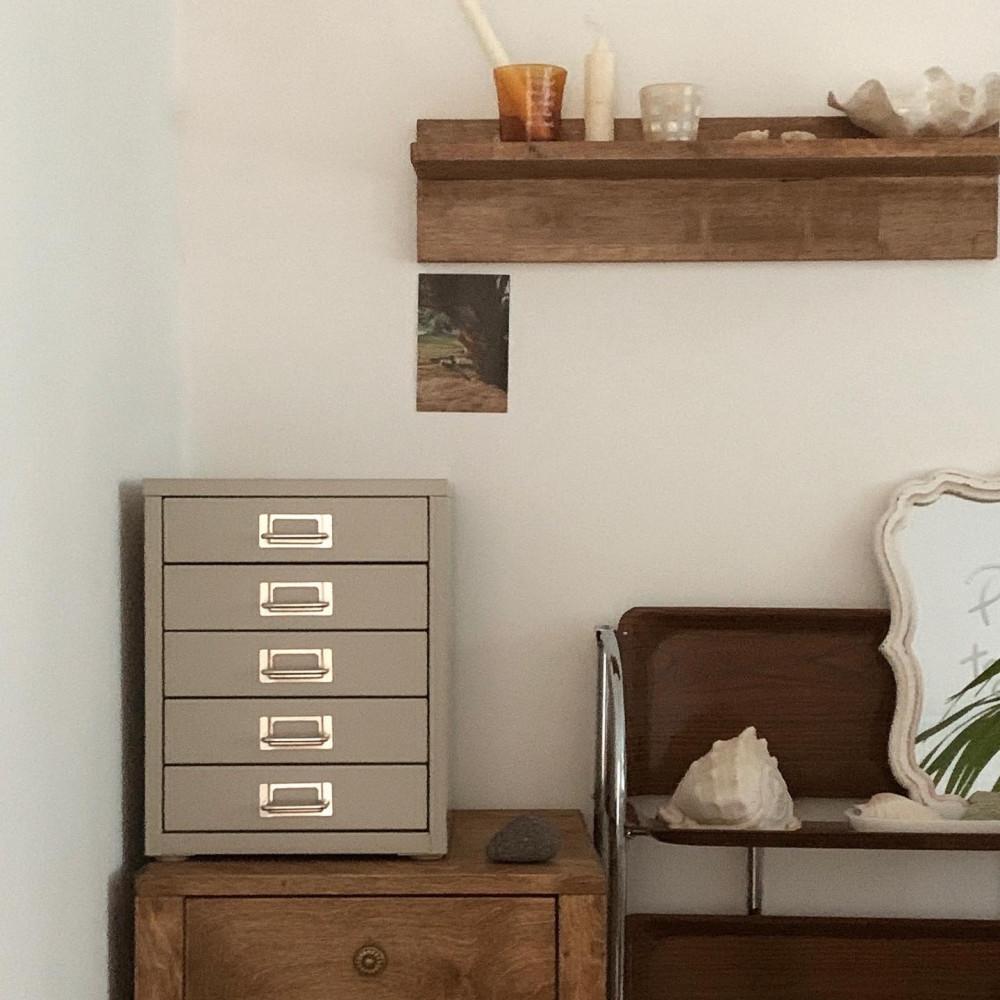 마켓비 KOMPANY 철제 캐비넷 5단 서랍 책상 테이블 틈새 미니 서랍장