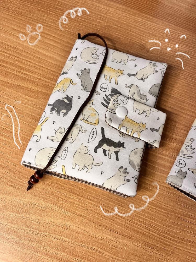 [마리의방] 고냥이 마을 북커버  다이어리커버  바인더  A6 B6 A5 신국판  주문제작가능