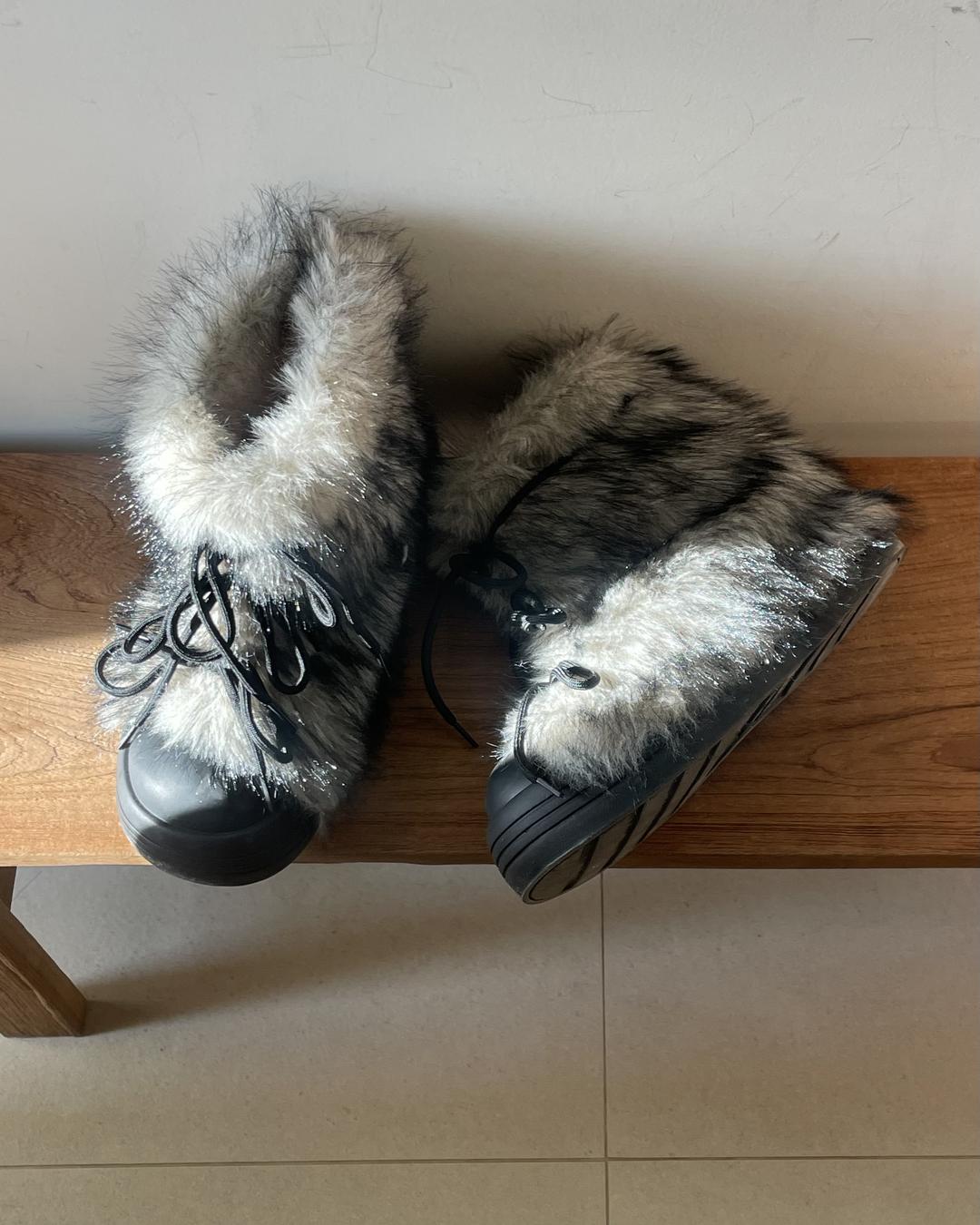 fur boots (2color)