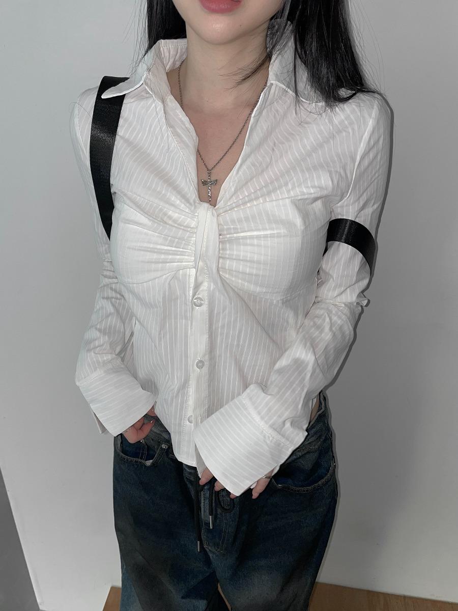 디에어타운 [ONLY] house striped shirts