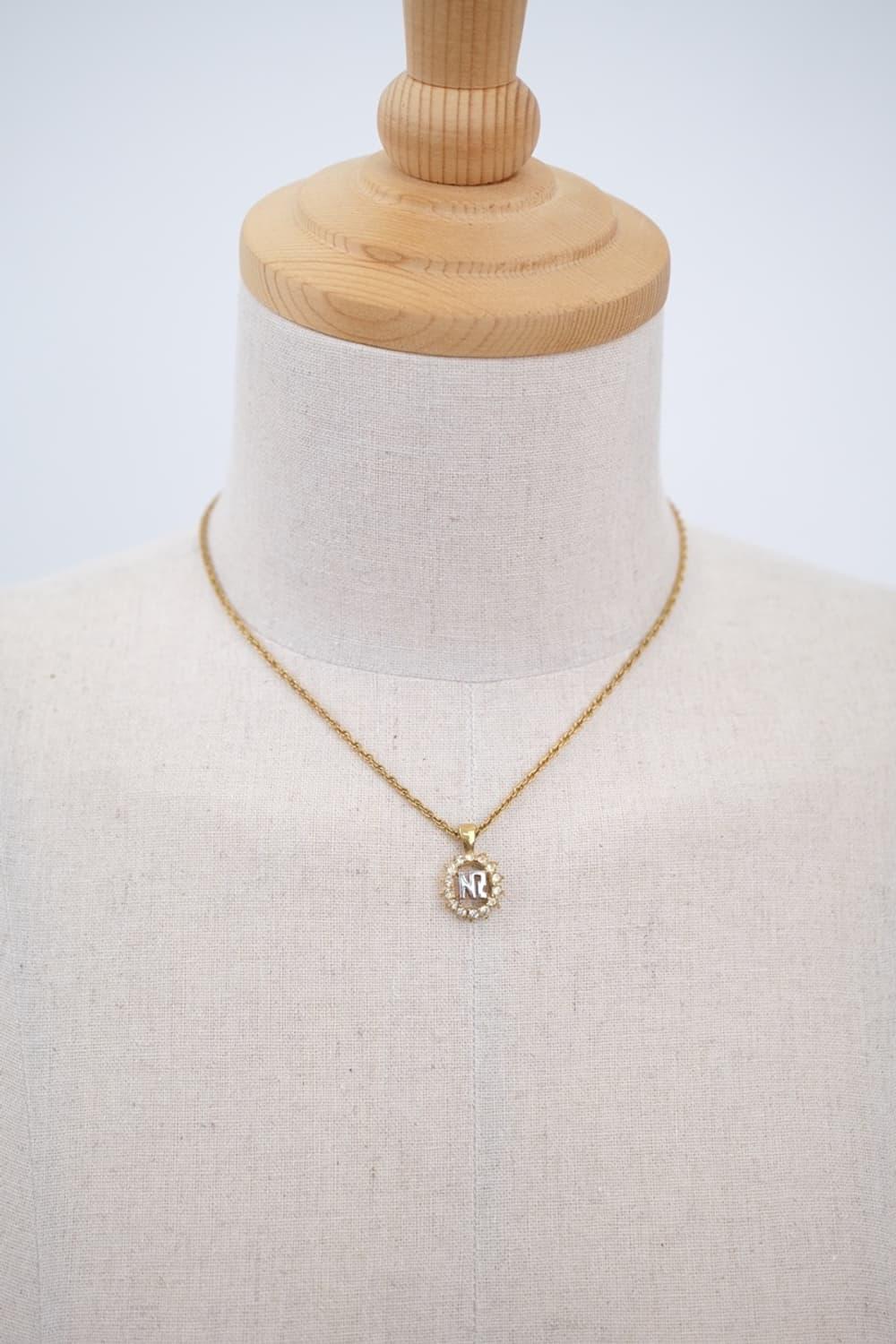 NINA RICCI 니나리치 로고 펜던트 목걸이 | 후루츠패밀리