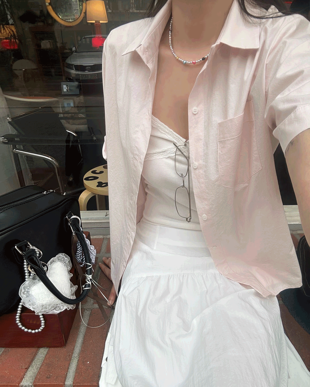 FOGGY POCKET HALF SHIRTS