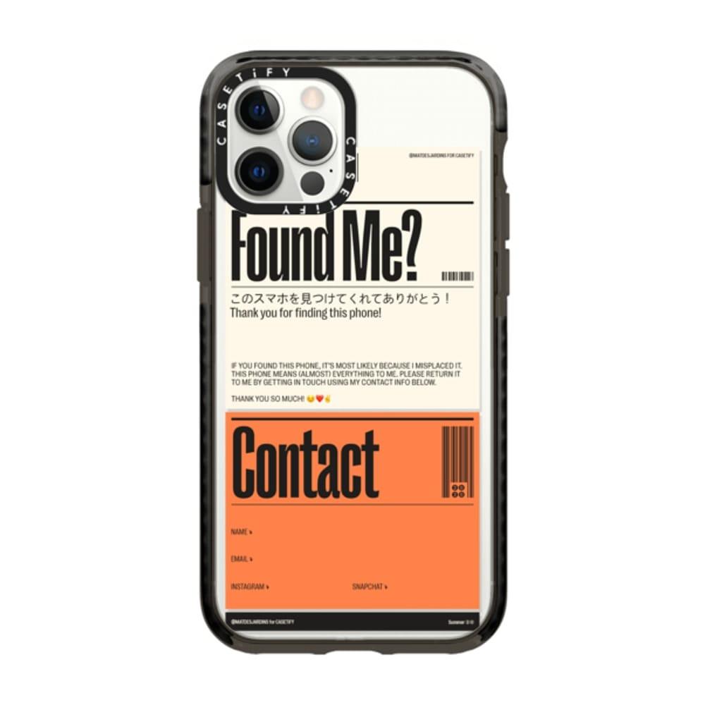 케이스티파이X FOUND ME 정품 아이폰케이스 iPhone 12 11 pro max XS 7/8/SE