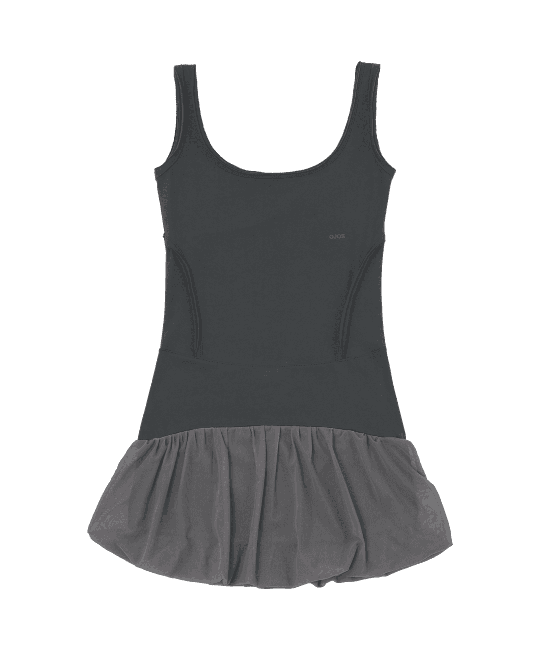 Double Layered Dress / Charcoal