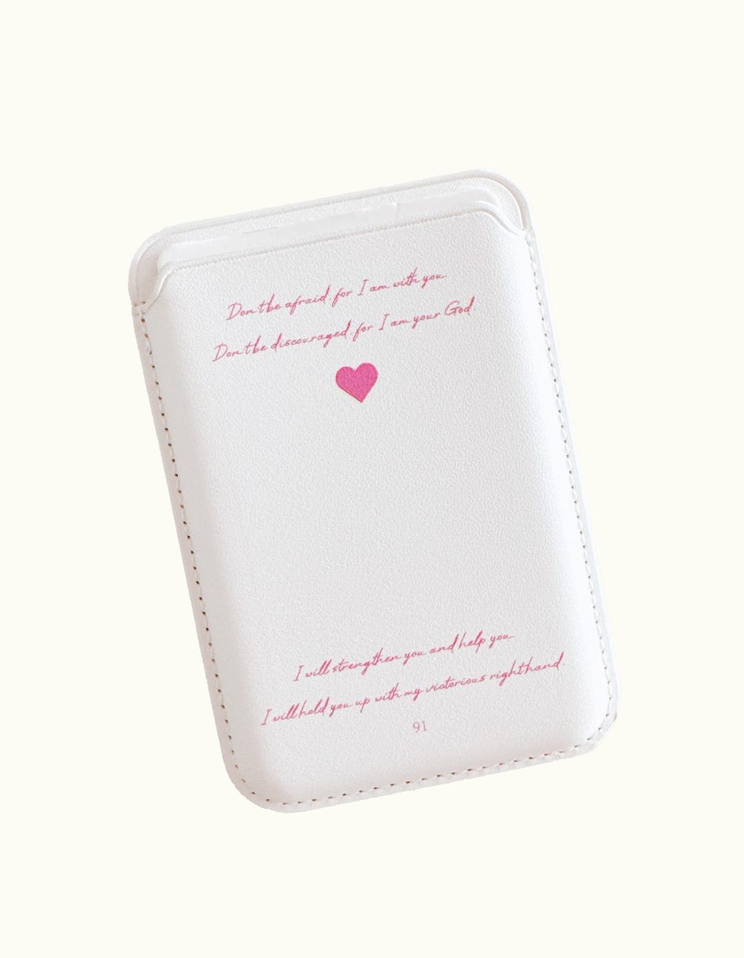 이사야 41:10 (Don't be afraid) , 맥세이프 인조가죽 카드지갑