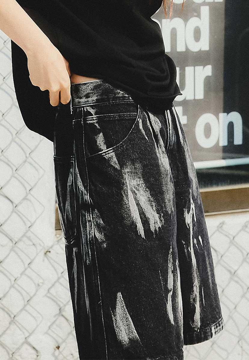 타이다이 카펜터 하프 데님 (CP0186-1)