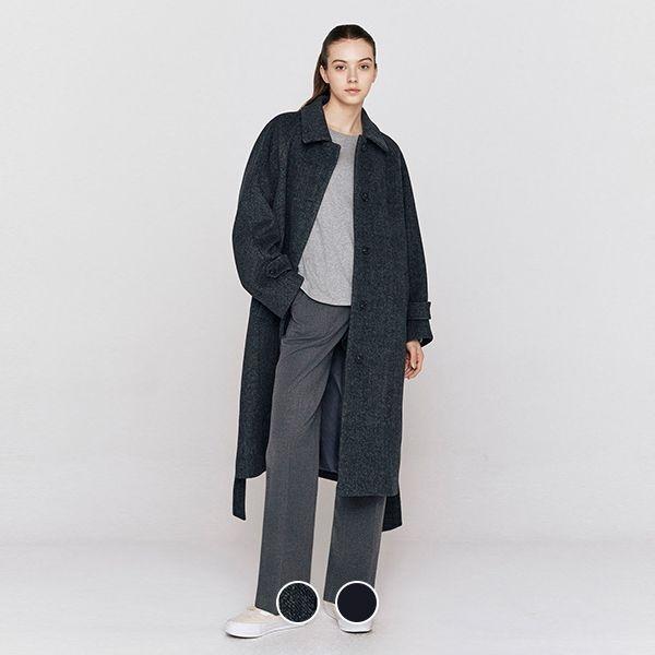 375916 여 울 발마칸 롱 코트