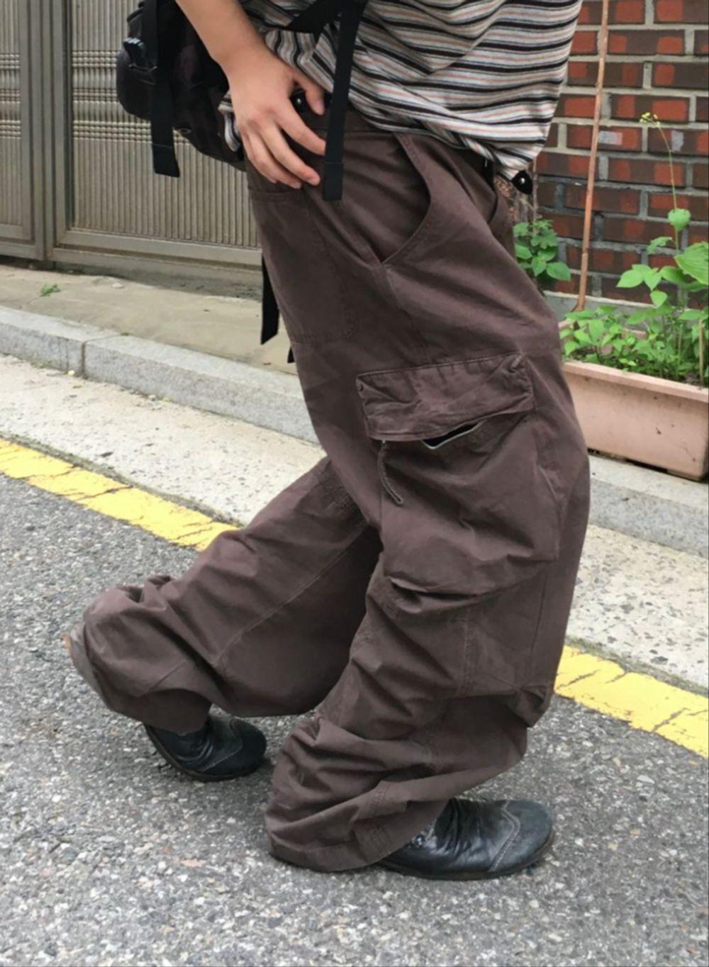 슬랜트컷 다잉 카고 팬츠 2C