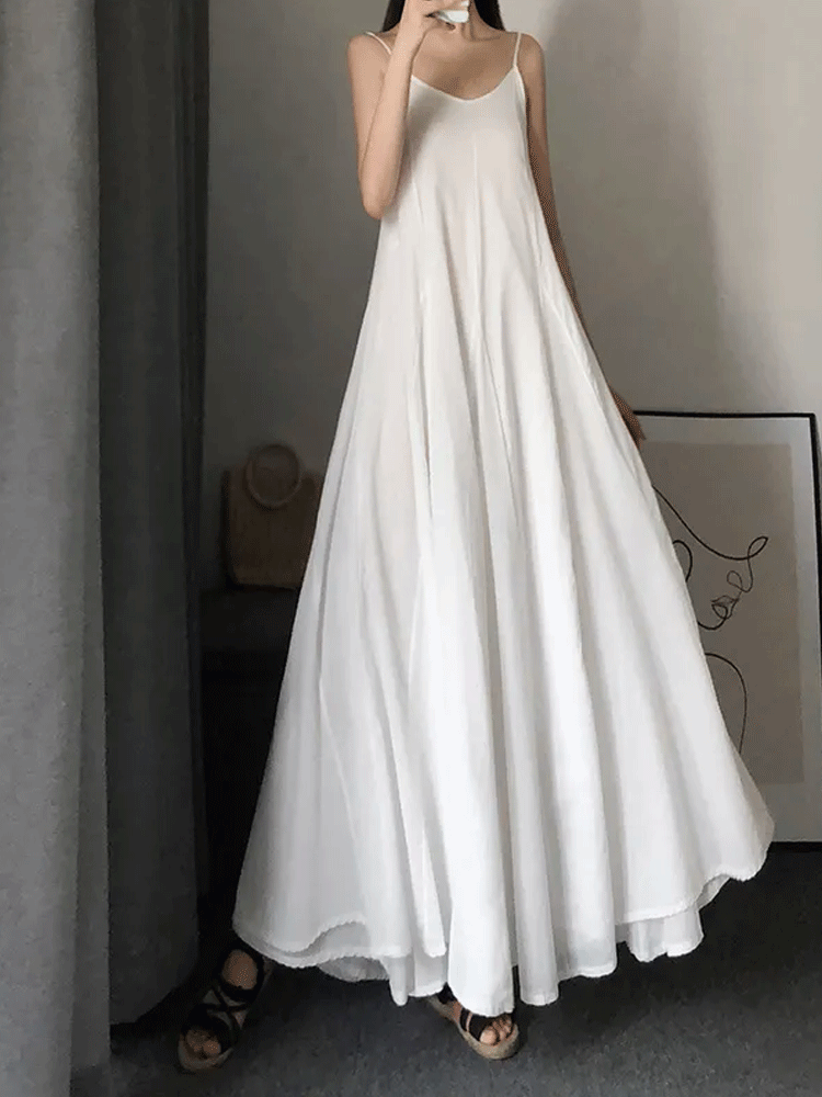 LL-989 여리여리한 무드의 민소매 원피스