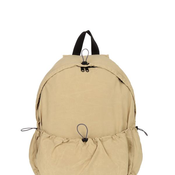 100% recycled nylon backpack | Beige