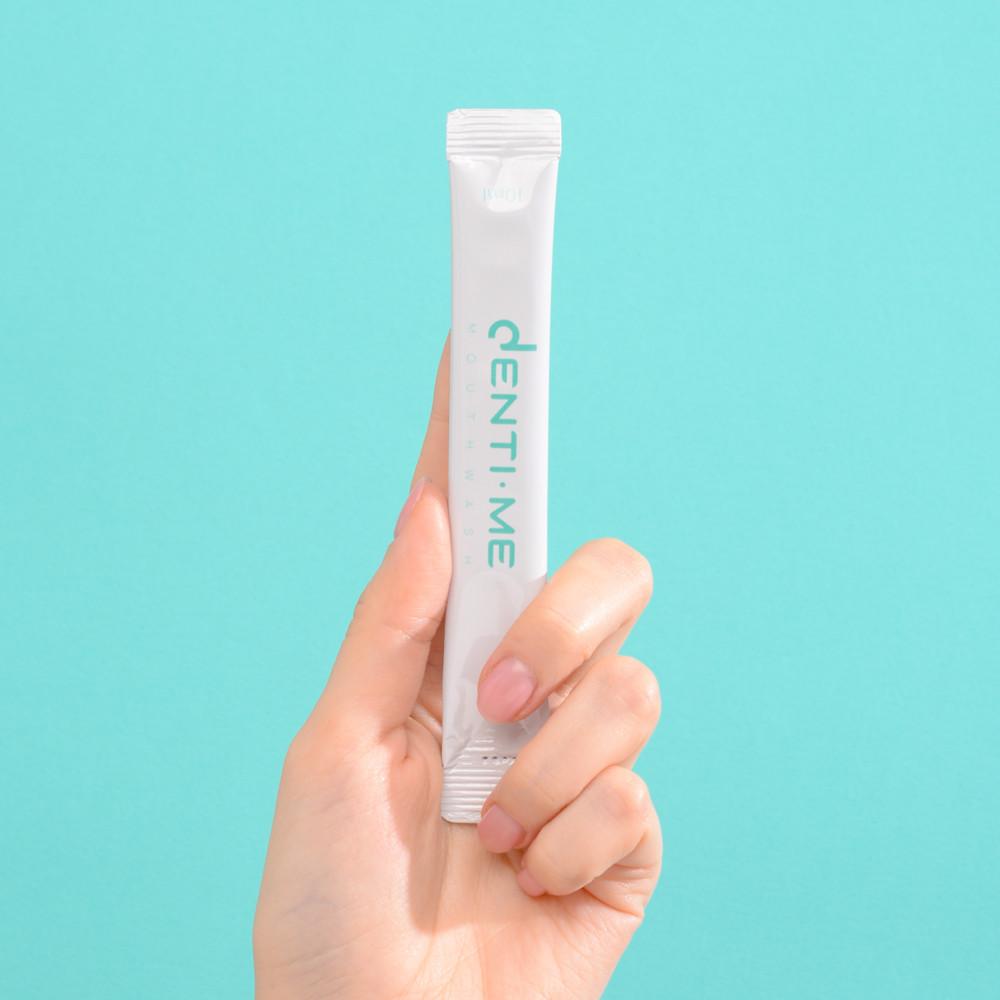 덴티미 스틱 가글 60개입 무알콜 교정용 휴대용 구강 입냄새 구취 제거제 청결제 건조