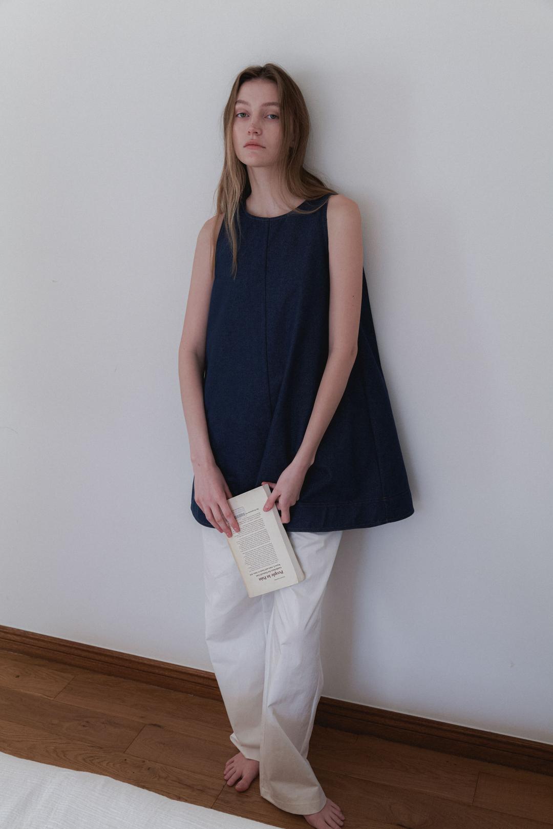 Denim mini  ops-Indigo