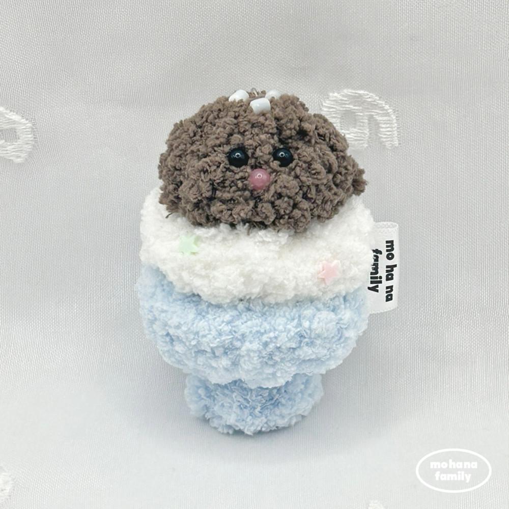 (모하나패밀리) 팥빙수 인형키링