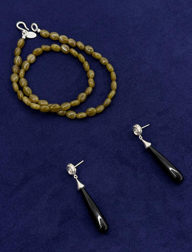 925 silver. Olive necklace