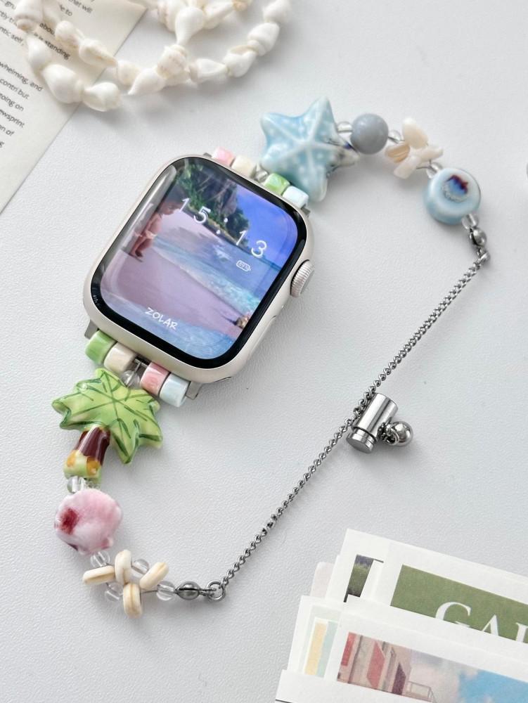 수심 Sand Beach Watch Strap 샌드 비치 애플워치 스트랩 조개 줄 메탈