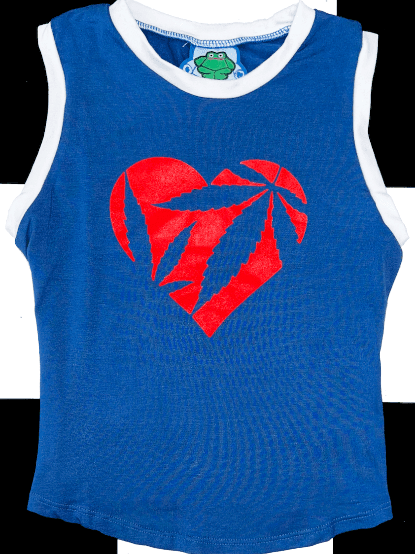 LOVEWEED BABY TANK IN NAVY