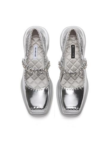 Silver Ballet Sneakers FW24