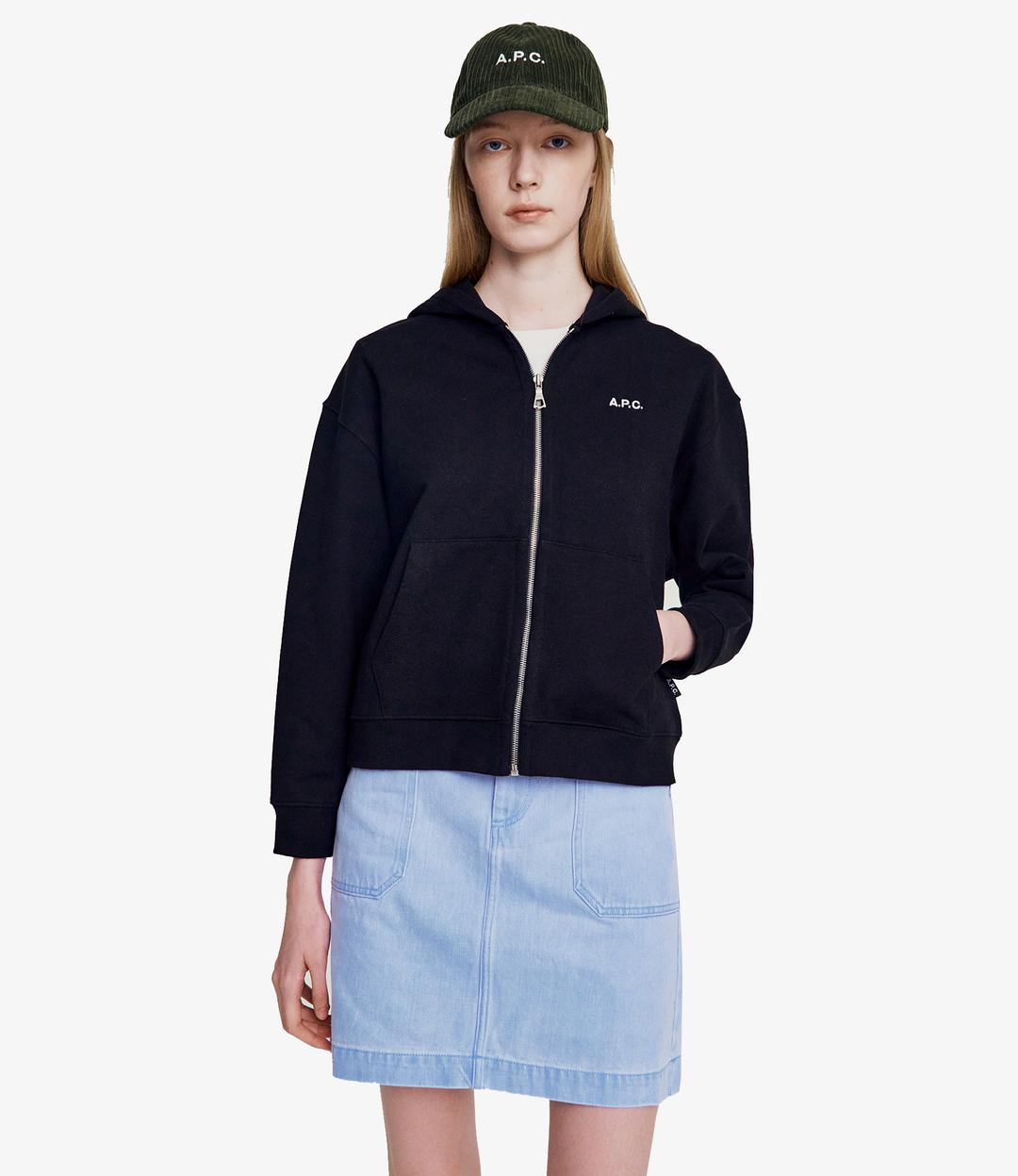 Marissa Sweat Hoodie Zip - A.P.C.