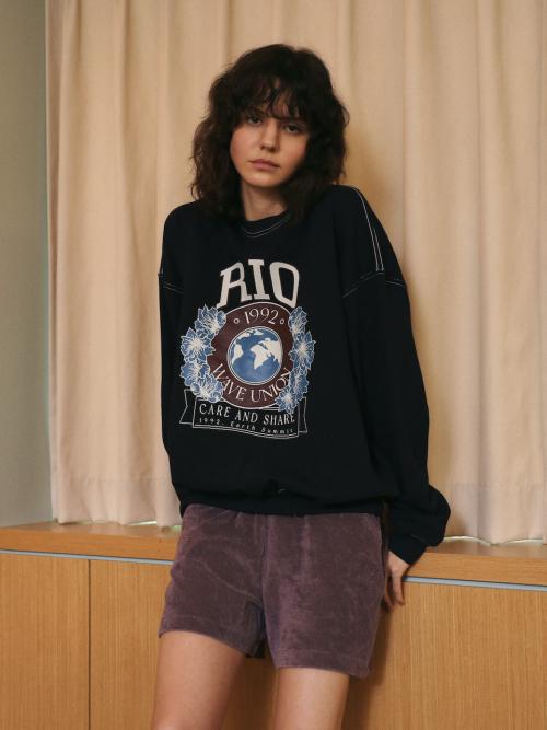Rio Oversized fit Sweatshirt navy