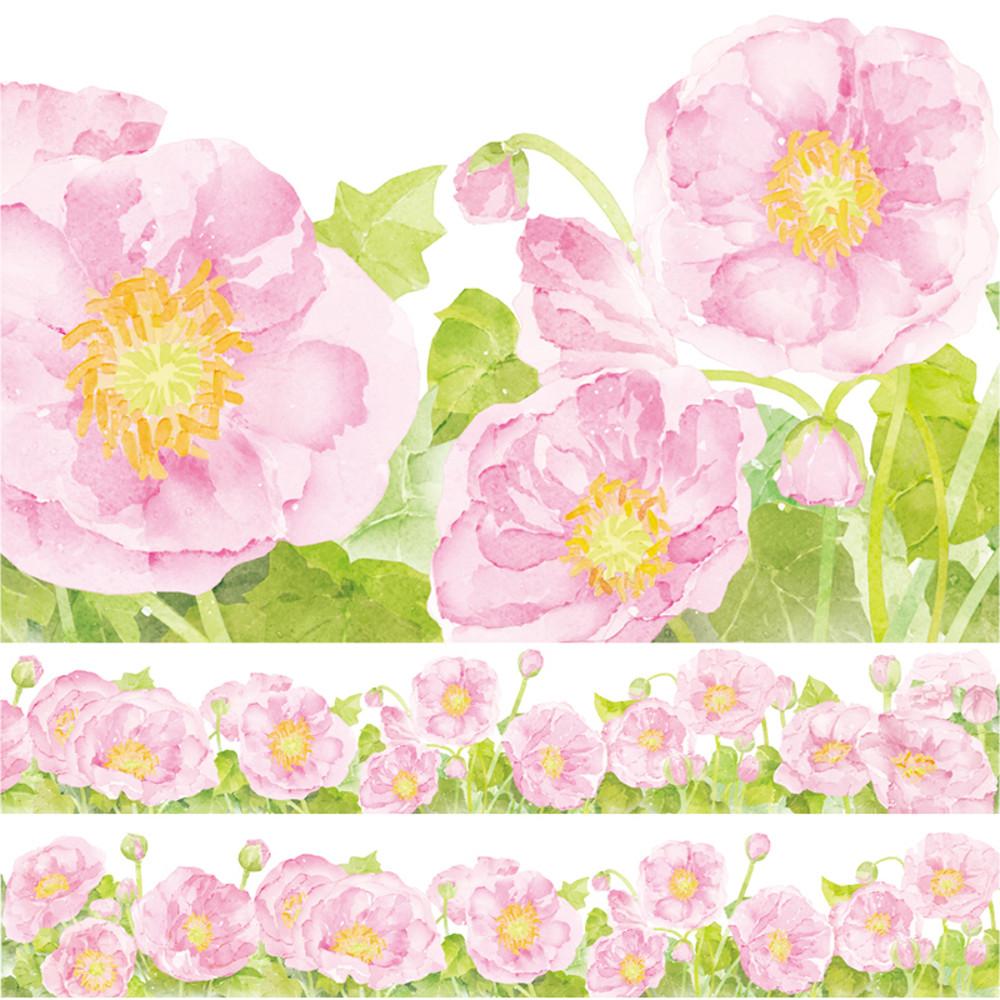 [OKMT] 핑크꽃망울 마스킹테이프 정품 PET  통롤 5cm x3m