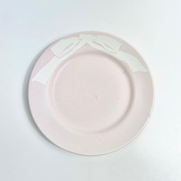 Ribbon plate _ pink
