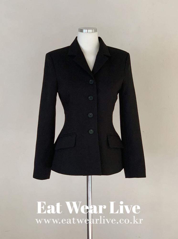여자 블랙자켓 모던 라인 자켓 (2size)