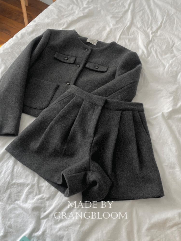 [made] 베르니 울 하프팬츠 (2color)