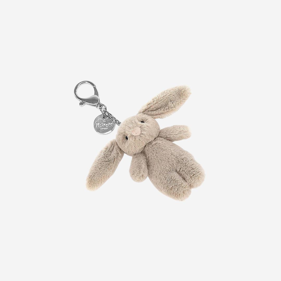 Jellycat Bashful Bunny Bag Charm Beige