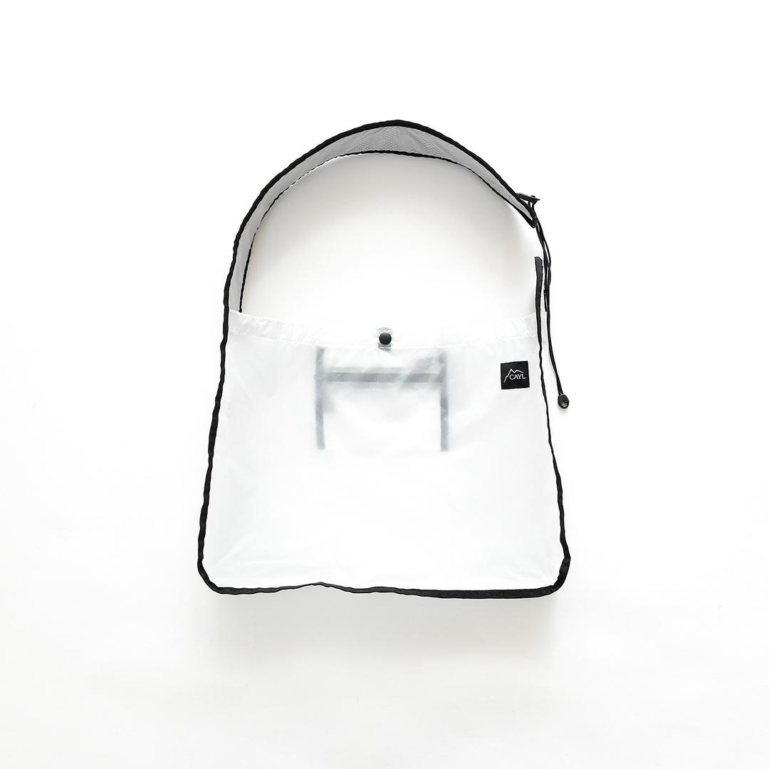 light packable cross bag / white