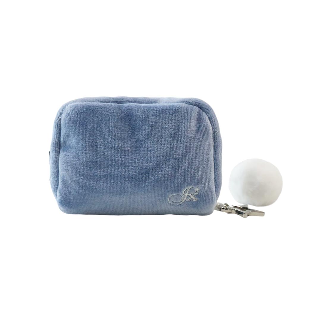 JX VELOUR WALLET (CORNFLOWER)