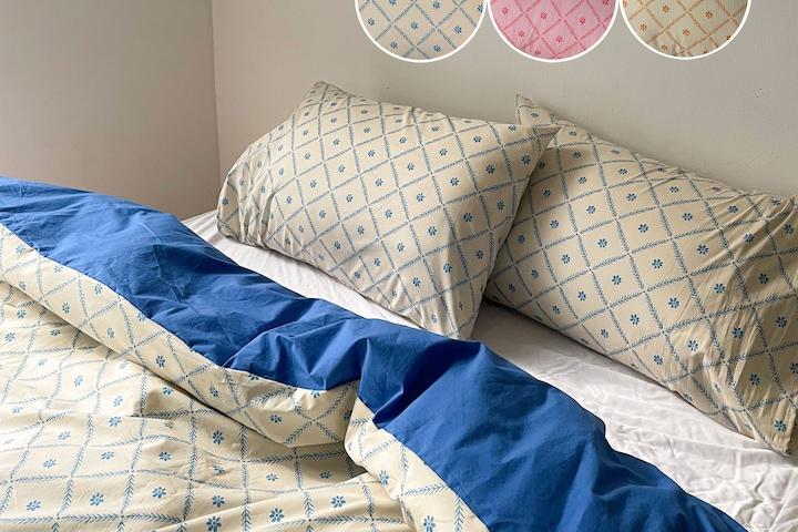 양면 오르세 60수 순면 바이오워싱 고밀도이불커버(3colors)