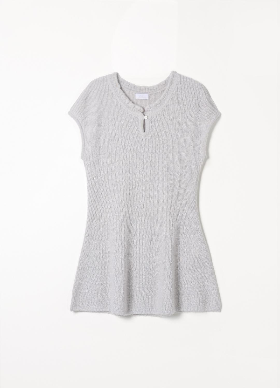Mohair Knit Dress(Grey Blue)