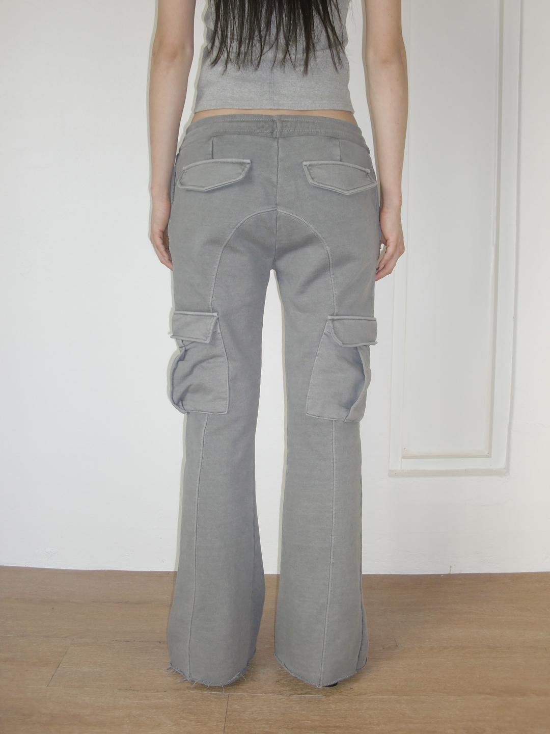 PIGMENT BOOTCUT PANTS_GRAY