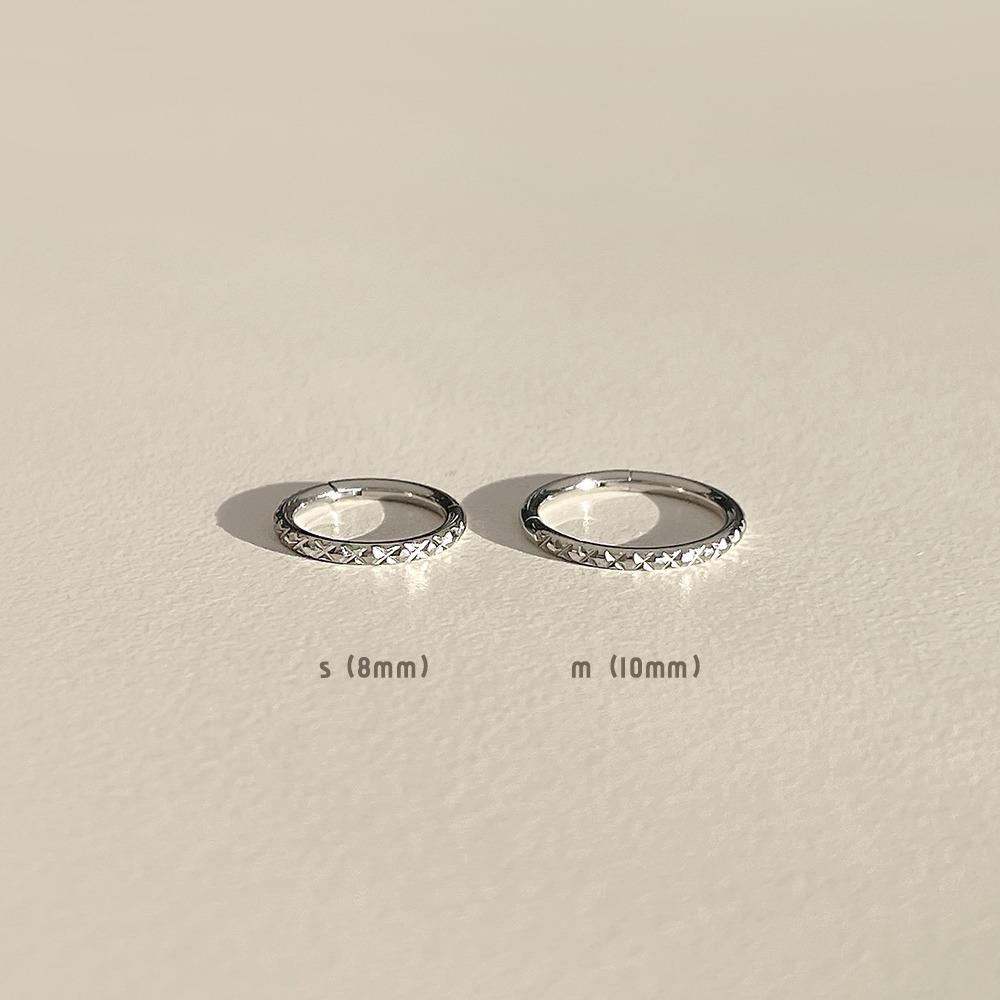 ღ주문폭주ღ [무배] Block 465 써지컬스틸 커팅 링 피어싱